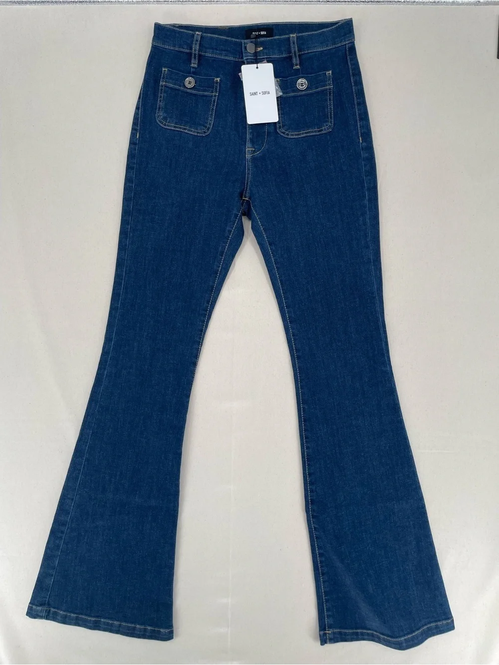 Saint and Sofia Bowie Stretch Flare Jeans